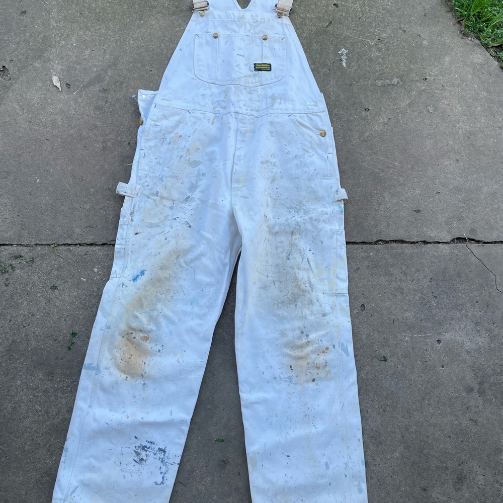 Vintage Toughskins Painters overalls - see measurements